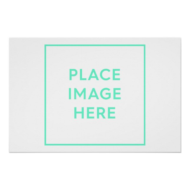 Poster brillant imprimé - 28 po x 18,67 po (Devant)