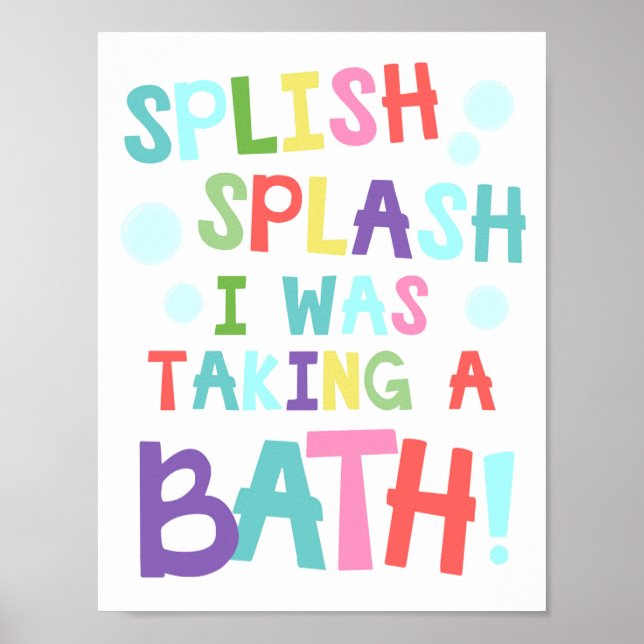 Poster Brillant J'Emmenais Une Salle De Bain (Devant)