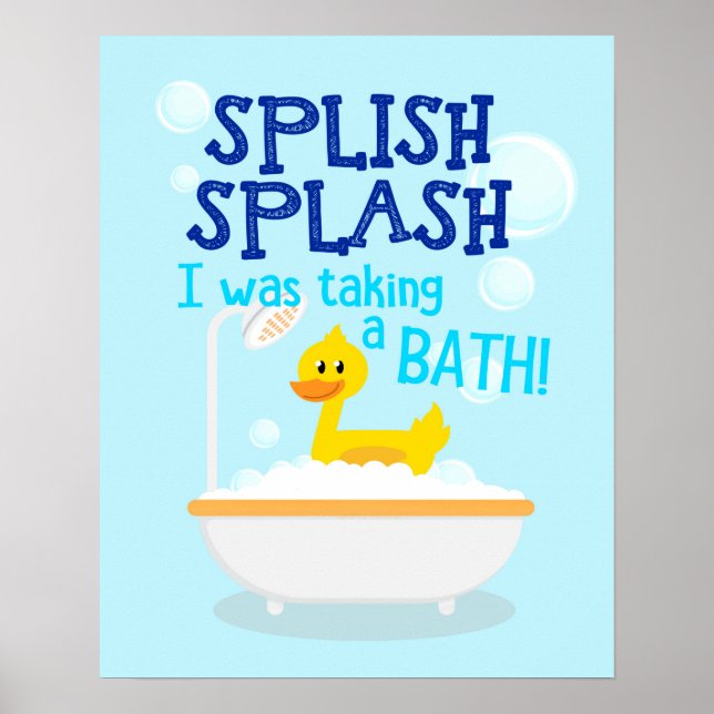 Poster Brillant J'Emmenais Une Salle De Bain (Devant)
