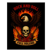 Poster brillant Music Rock and Roll