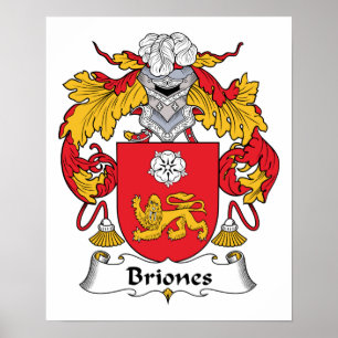 Poster Briones Family Crest