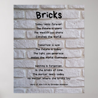 Poster Briques