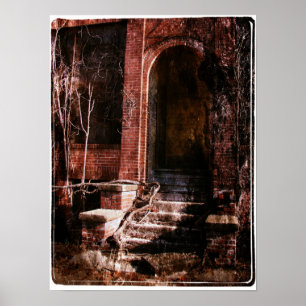 Poster Briques et vignes abandonnées