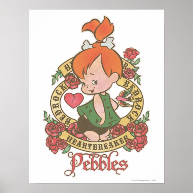 Poster Brise-coeur PEBBLES™ (Devant)