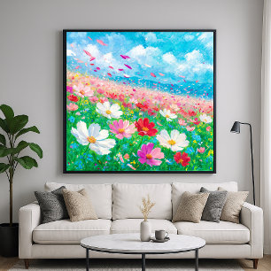 Poster Brise Florale - Style de peinture artistique