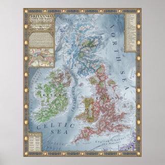 Poster Britannia sous les vagues