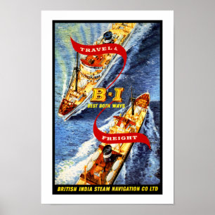 Poster ~ britannique de l'Inde meilleur de deux manières