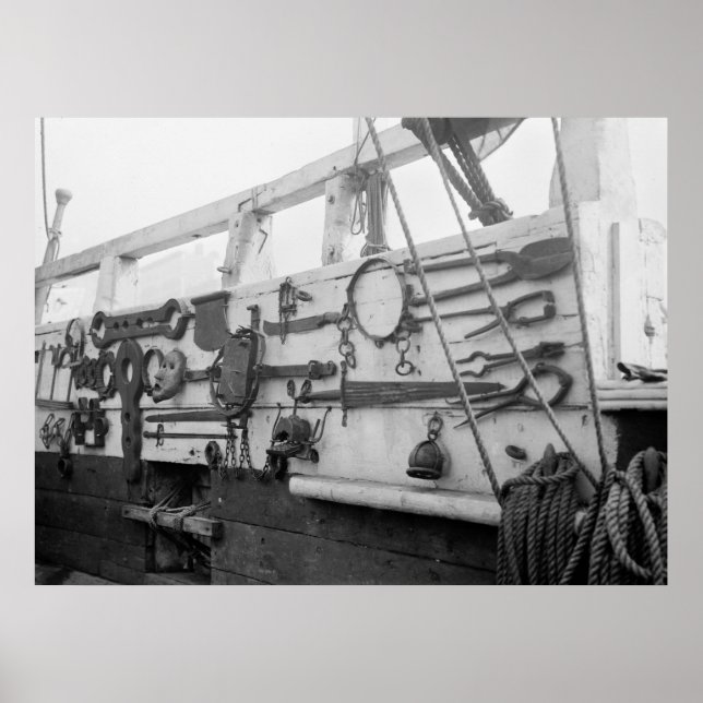 Poster British Convict Ship, années 1910 (Devant)