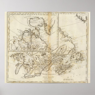 Poster British Possessions en Amérique du Nord 2