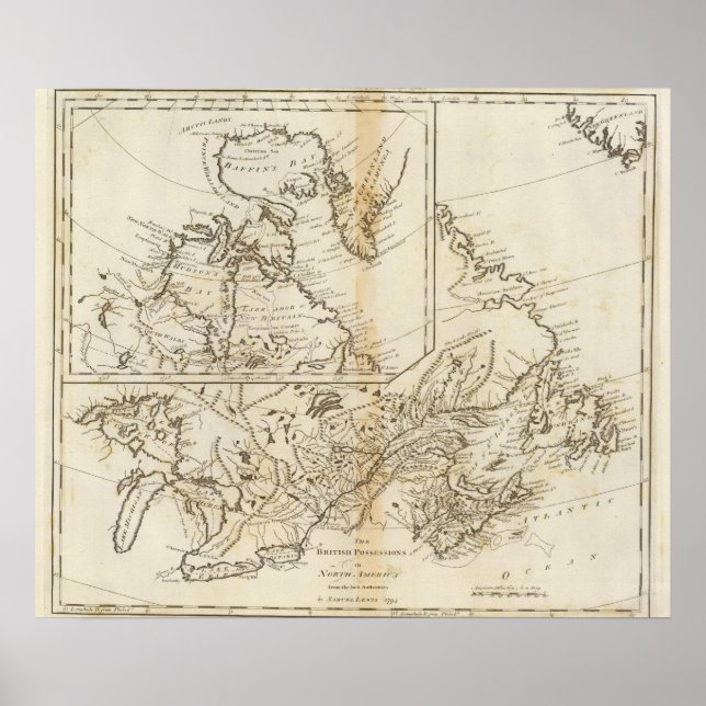 Poster British Possessions en Amérique du Nord 2 (Devant)
