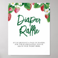 Brochure Raffle été Berry Baby shower doux