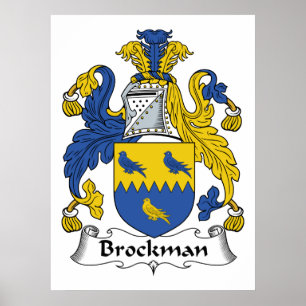 Poster Brockman Family Crest