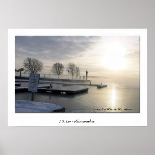 Poster Brockville Winter Waterfront
