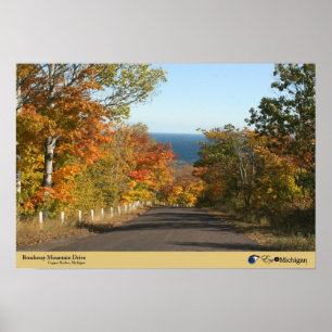 Poster Brockway Mountain Drive - Copper Harbour, Michigan