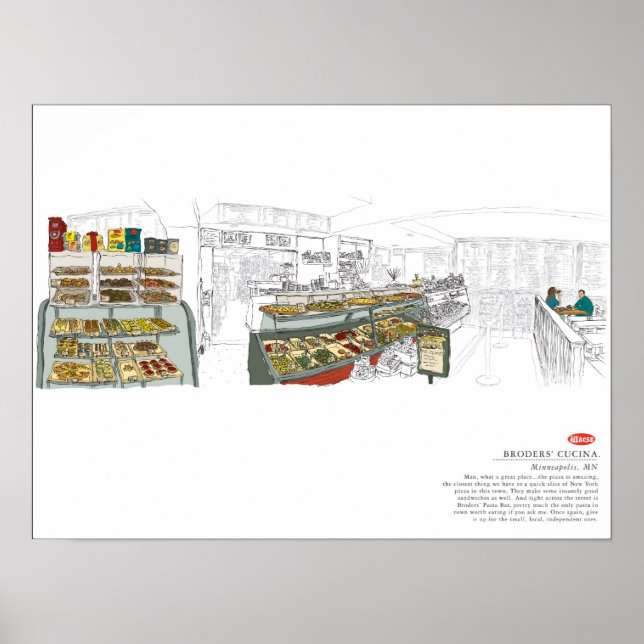 Poster broders deli (Devant)