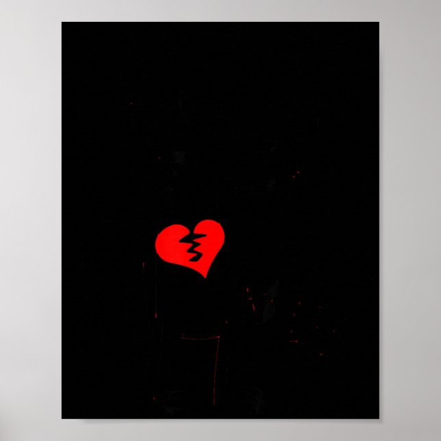Poster Broken Heart Valentine  (Devant)