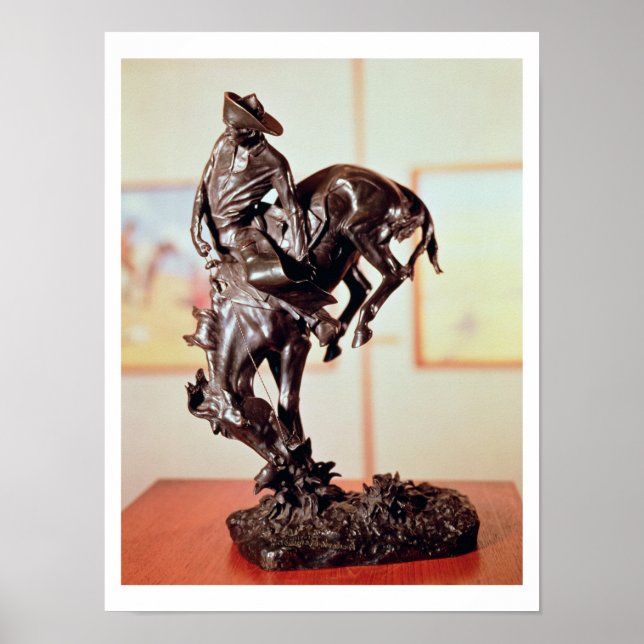 Poster Bronco-buster (Devant)