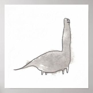 Poster Brontosaurus