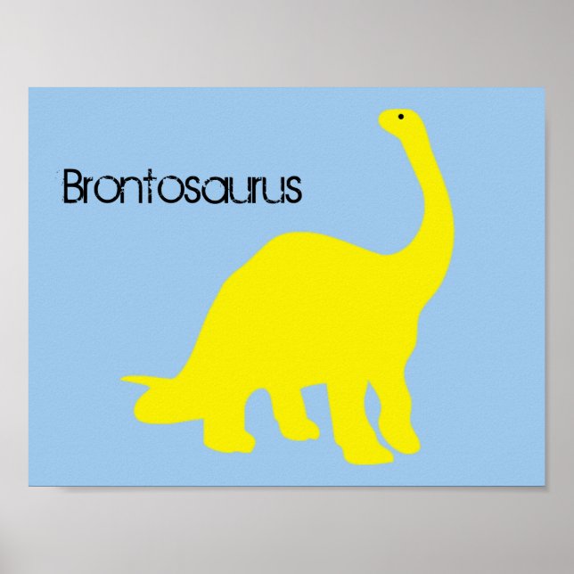 Poster Brontosaurus (Devant)