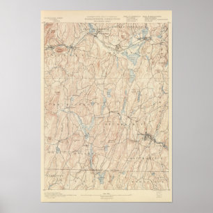 Poster Brookfield, le Massachusetts