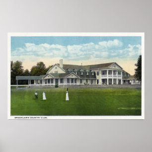 Poster Brooklawn Country Club Femmes de golf