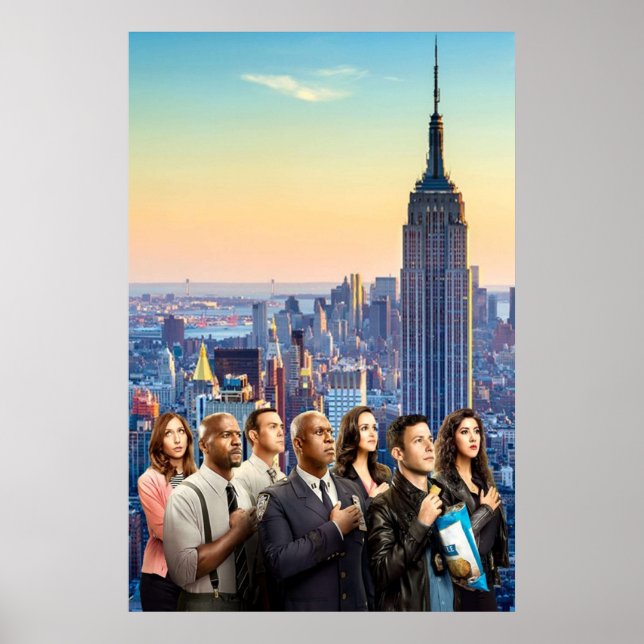 Poster Brooklyn 99 Cast (Devant)