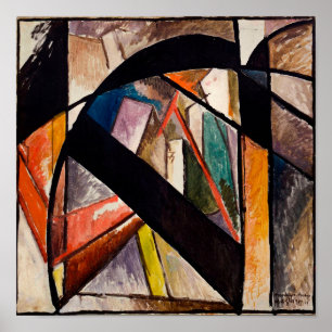 Poster Brooklyn Bridge by Albert Gleizes