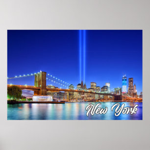 Poster Brooklyn Bridge, New York, États-Unis