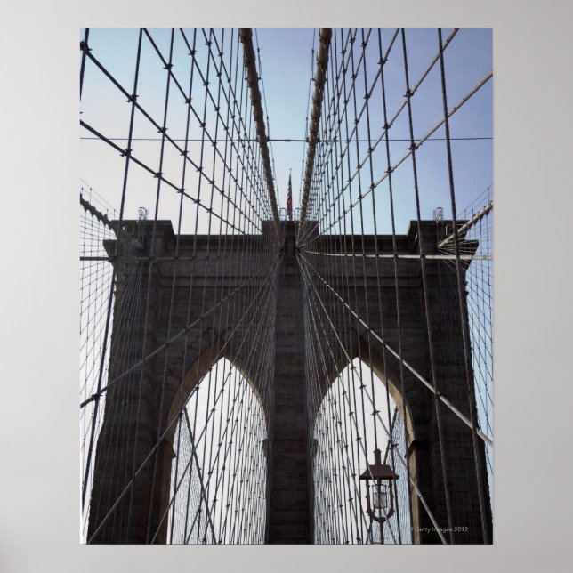 Poster Brooklyn Bridge, New York, New York, États-Unis 2 (Devant)