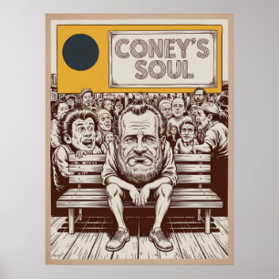 Poster Brooklyn Coney Island Soul Boardwalk People Art