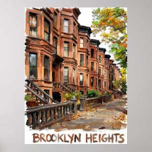 Poster Brooklyn Heights Brooklyn