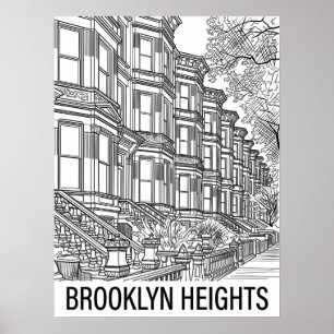 Poster Brooklyn Heights Brooklyn