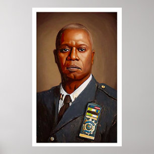 Poster Brooklyn Nine Raymond Holt Portrait Imprimer