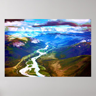 Poster Brooks Mountain Range, Arctique de l'Alaska