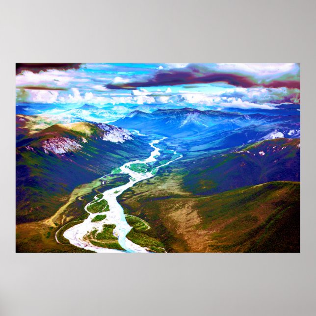 Poster Brooks Mountain Range, Arctique de l'Alaska (Devant)