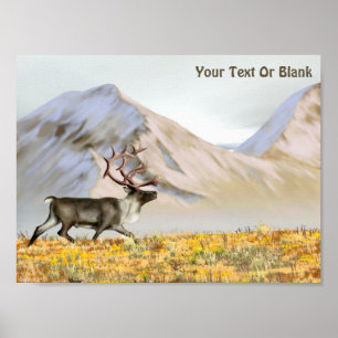 Poster Brooks Range Caribou