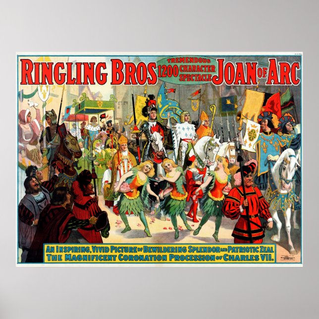 Poster Bros à anneaux : Jeanne d'Arc (Devant)