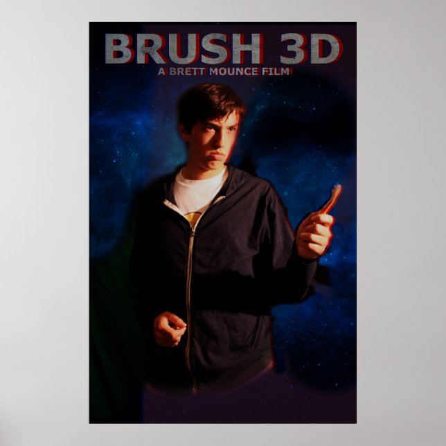 Poster Brosse 3D (Devant)