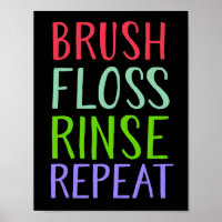 Brosse, Floss, Rince, Répéter