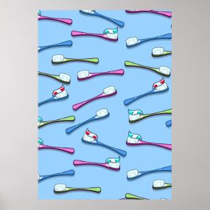 Poster Brosses à dents