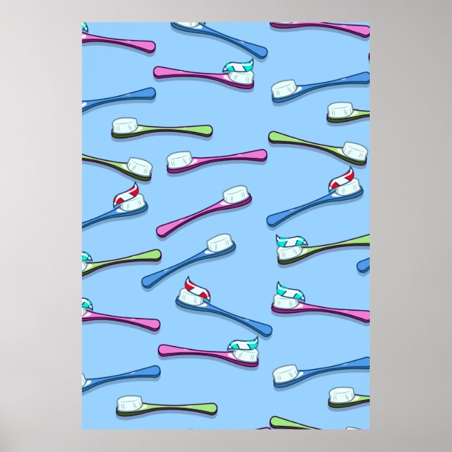 Poster Brosses à dents (Devant)
