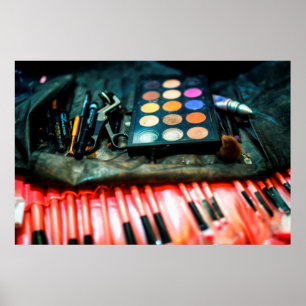 Poster Brosses de maquillage