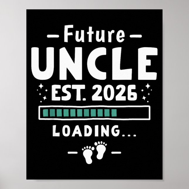 Poster Brother To Uncle Pregnancy Announcement - Future U (Devant)