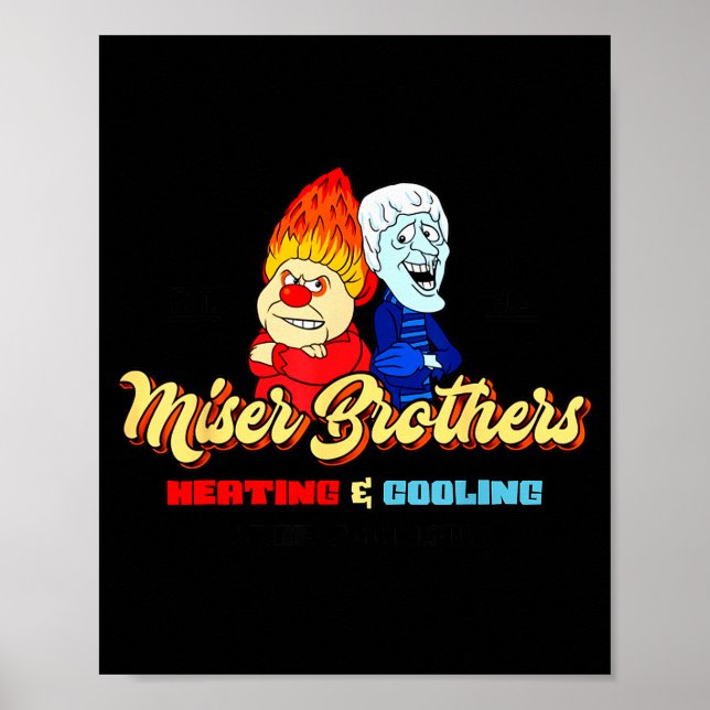 Poster Brothers Heating &amp; Cooling Christmas  (Devant)