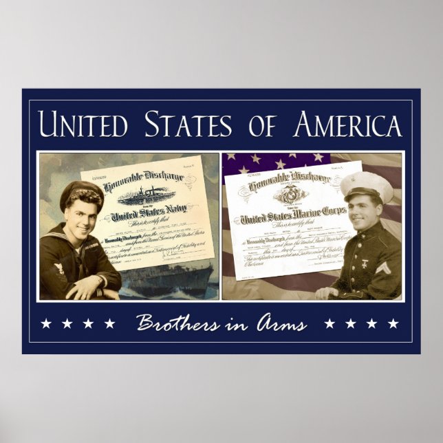 Poster Brothers in Arms - Colorated (Devant)