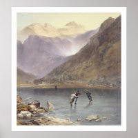 Brothers Water, détail des patineurs à glace, de '