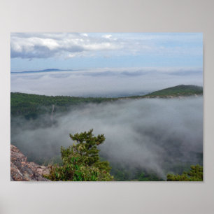 Poster Brouillard autour de Great Head, Acadia NP, Maine