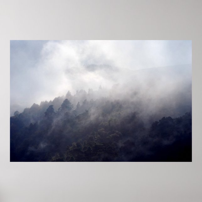 Poster Brouillard doux levant (Devant)