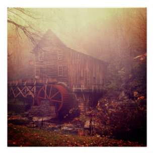 Poster Brouillard matinal