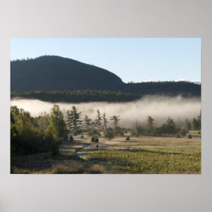 Poster Brouillard matinal dans les Adirondacks 5